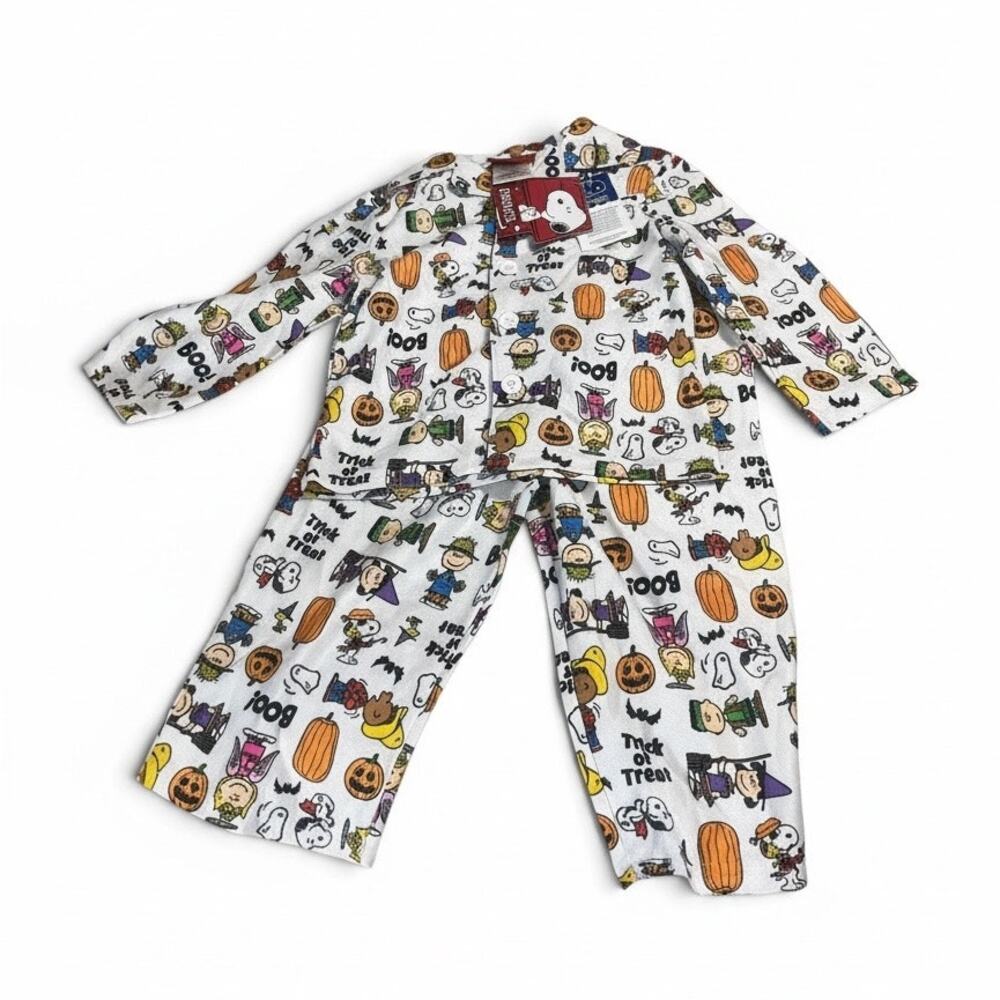 Peanuts Characters Halloween Kid's Pajama Set 2T Shirt and Pants NWT